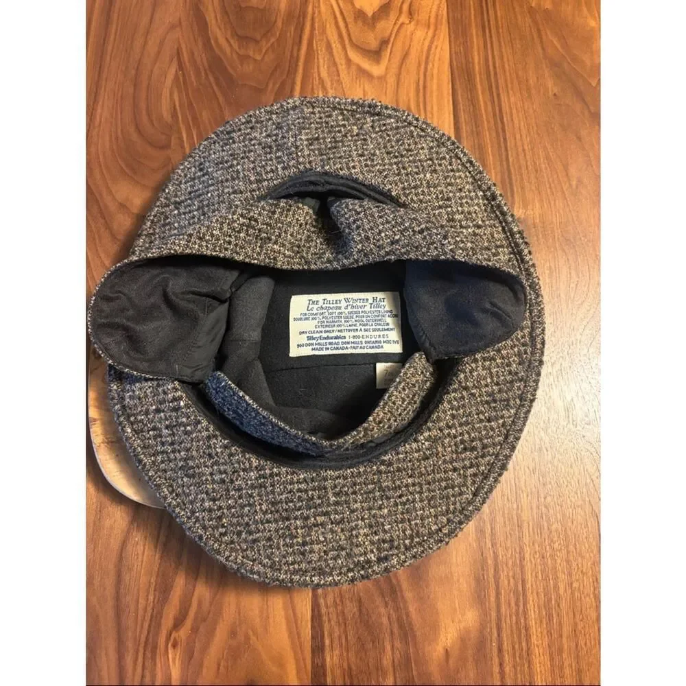 The Tilley Winter Hat - Men's Tweed Wide-Brim Wool Blend Hat.
